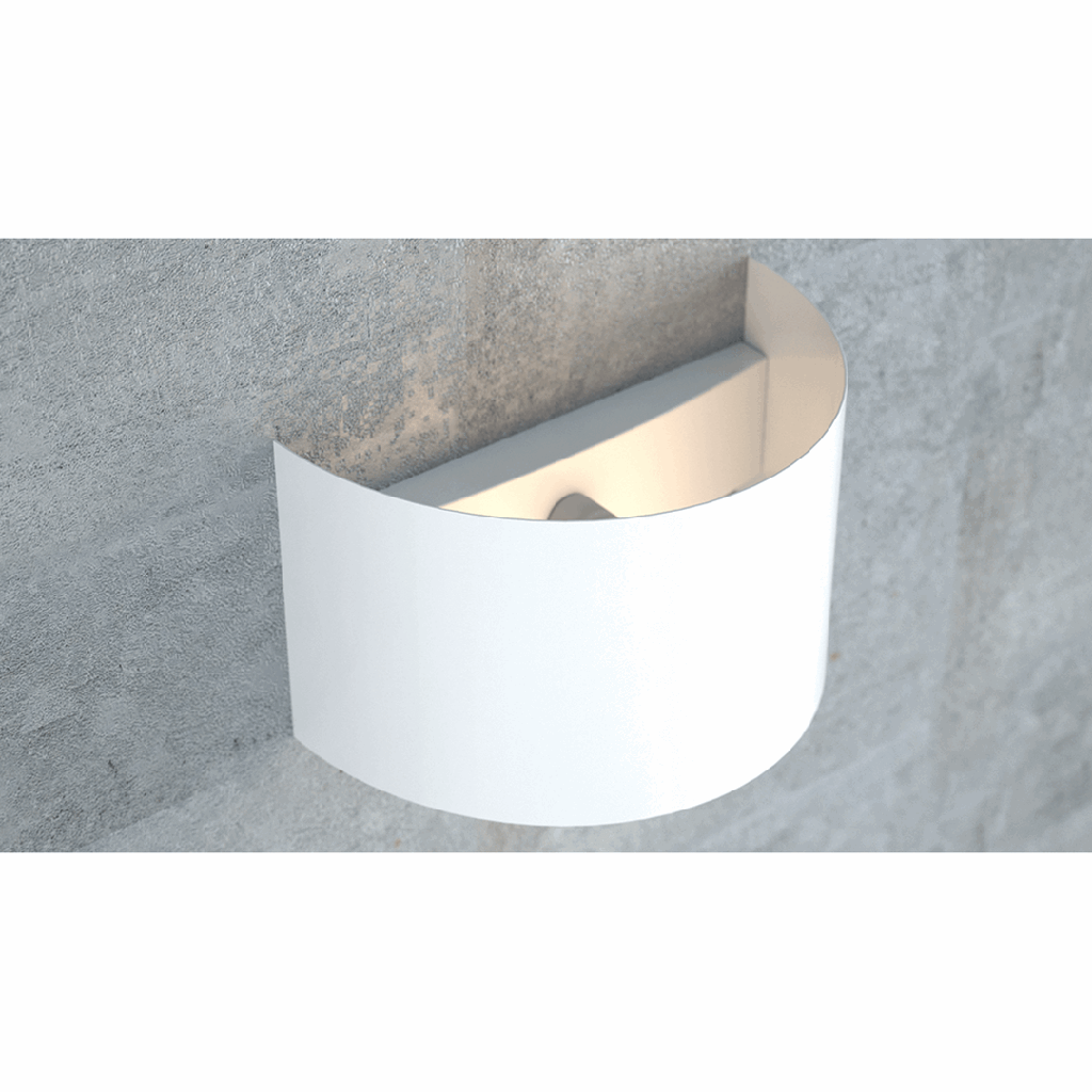 Lampada da parete Fold White