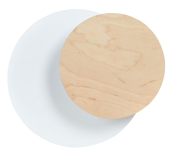 Lampada da parete Circle 1A White