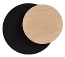 Lampada da parete Circle 1A Black
