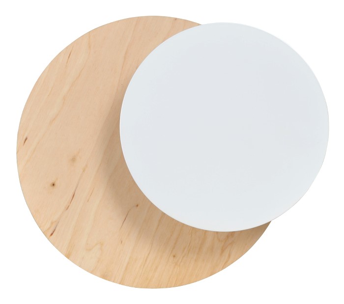 Lampada da parete Circle 1B White