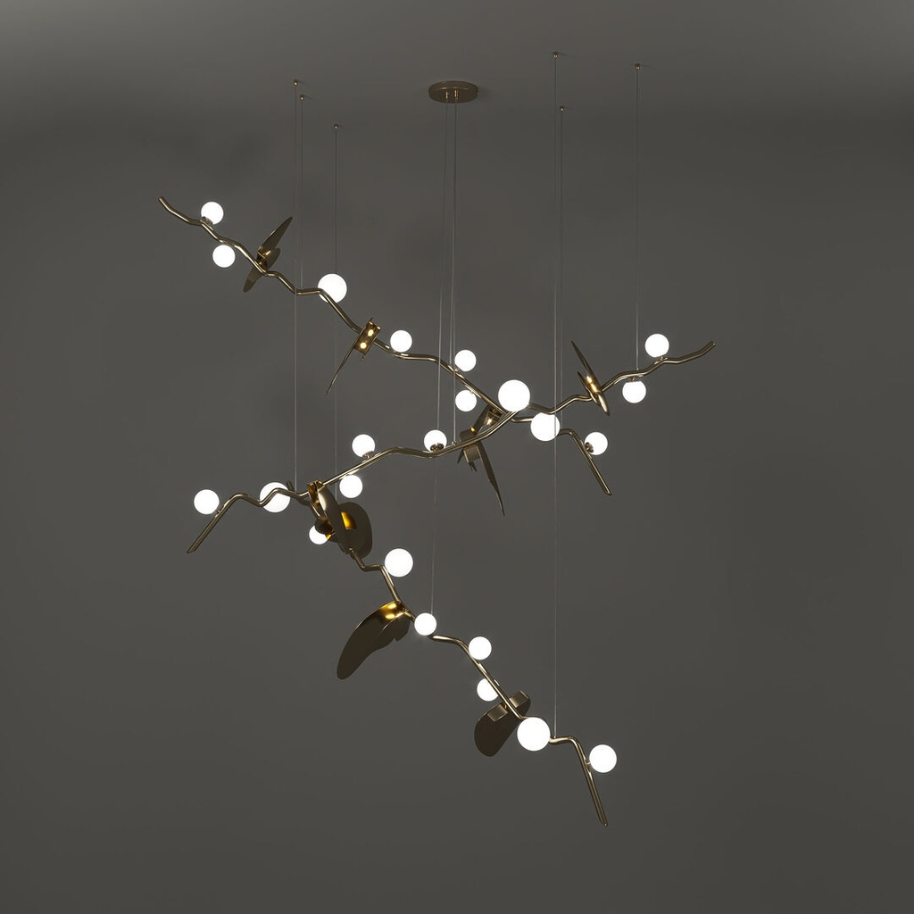 Almond Suspension Lamp
