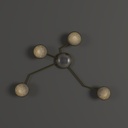 Black Widow Wall Lamp
