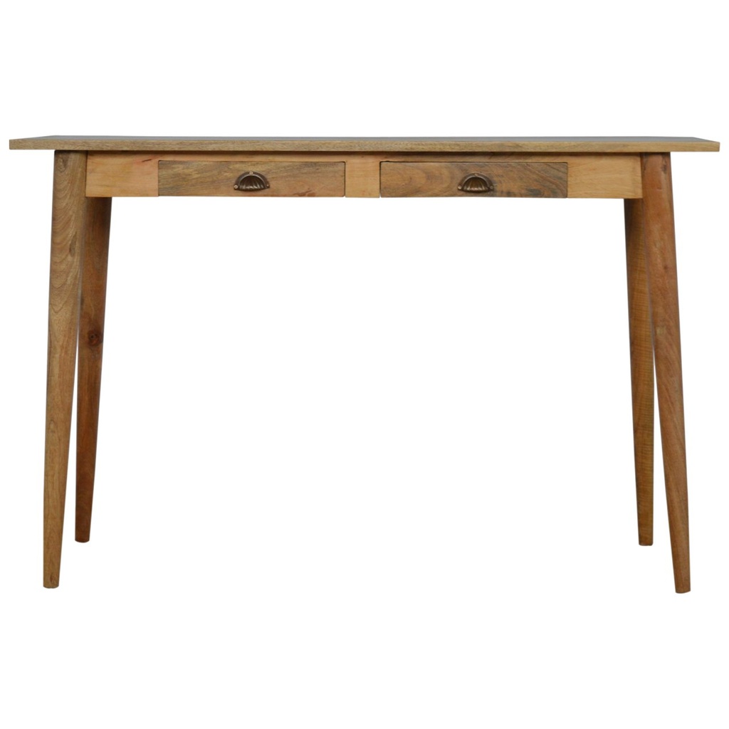 [IN168] 2 Drawer Nordic Writing Desk