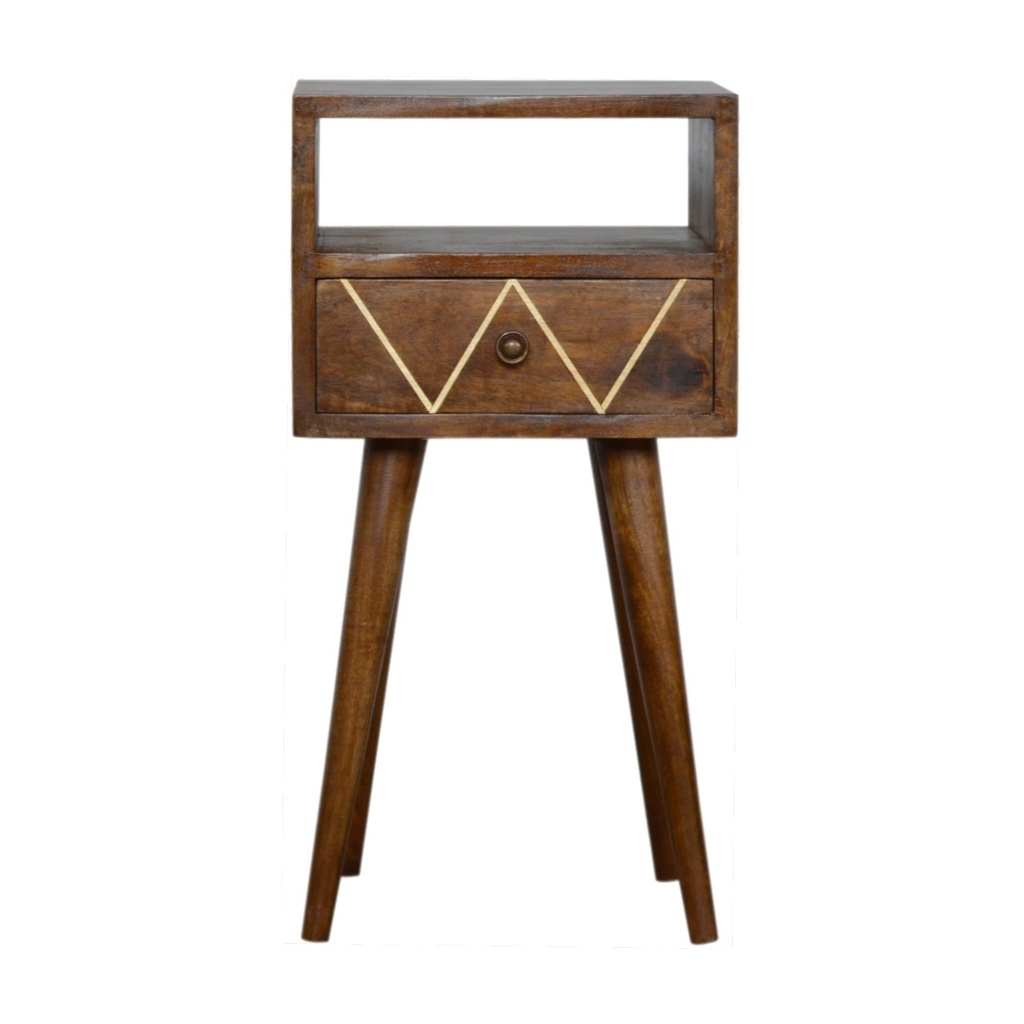 [IN733] Comodino Mini Geo in ottone