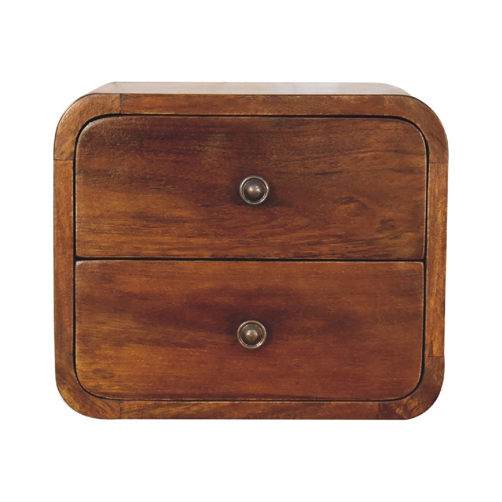 [IN3263] Floating Mini Chestnut Bedside