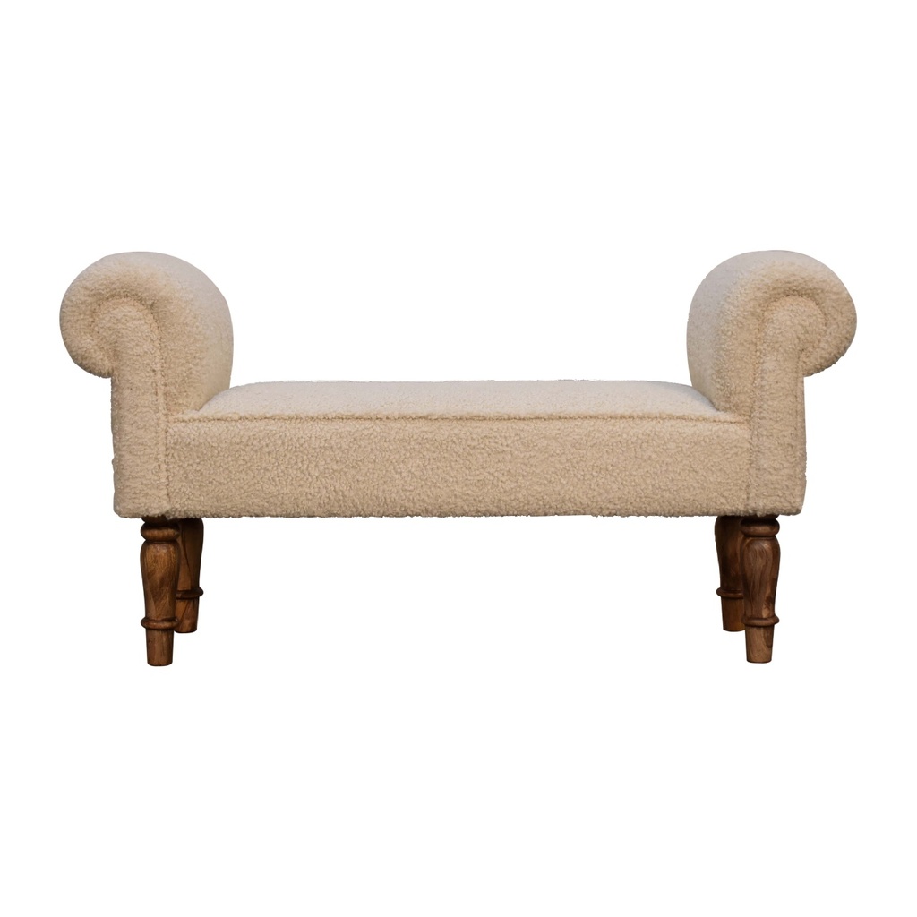 Panca Bouclé Crema