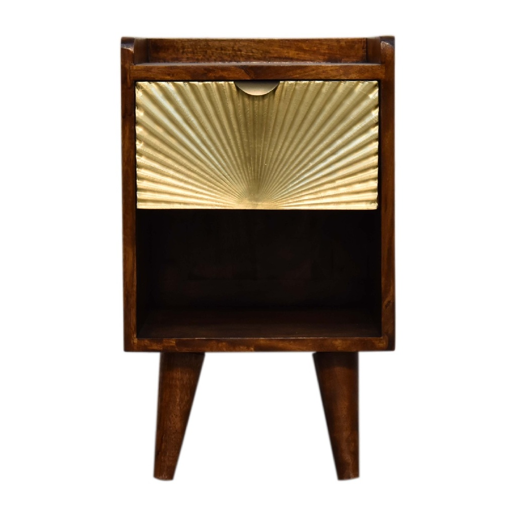 [IN3291] Comodino Mini Manila Gold con 1 cassetto