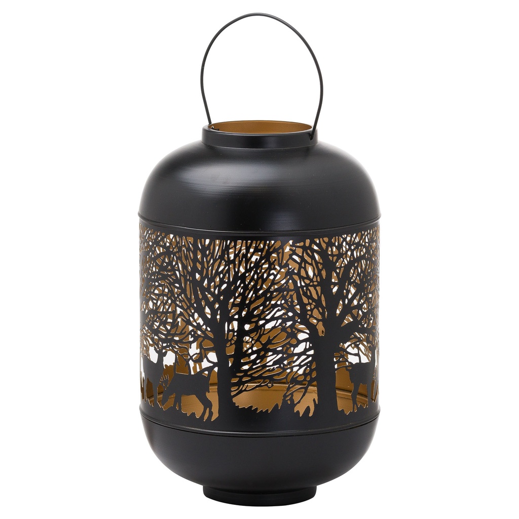 Lanterna della foresta con cupola natalizia media Glowray