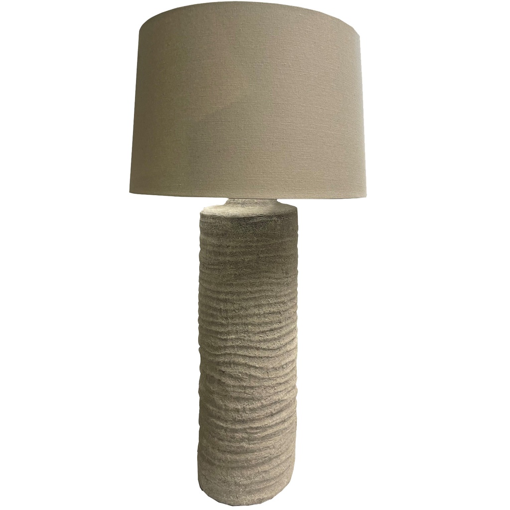 [23790] Tall Tuscan Grey Lamp