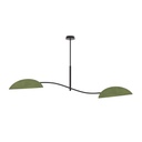 LOTUS 2 BL VERDE Lampada da Soffitto