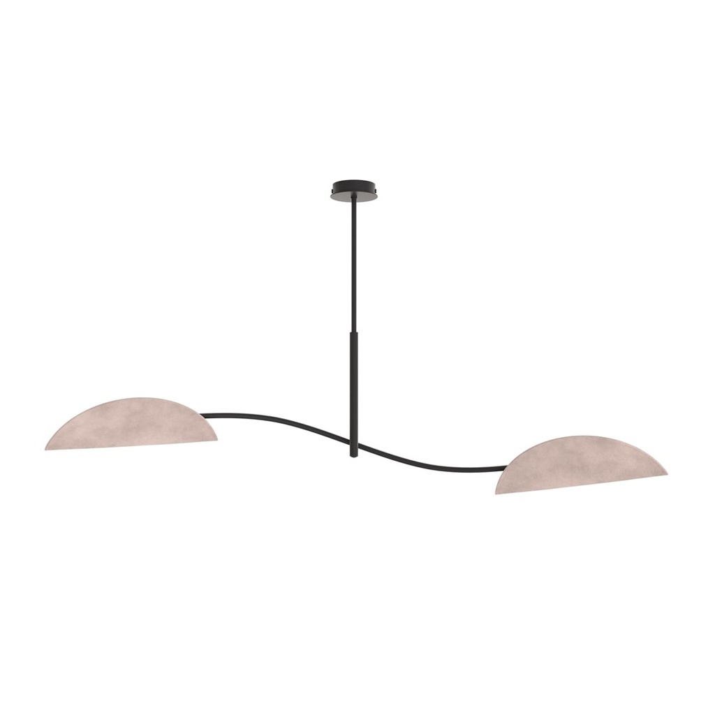 [1462/2] LOTUS 2 BL GRIGIO Lampada da Soffitto 