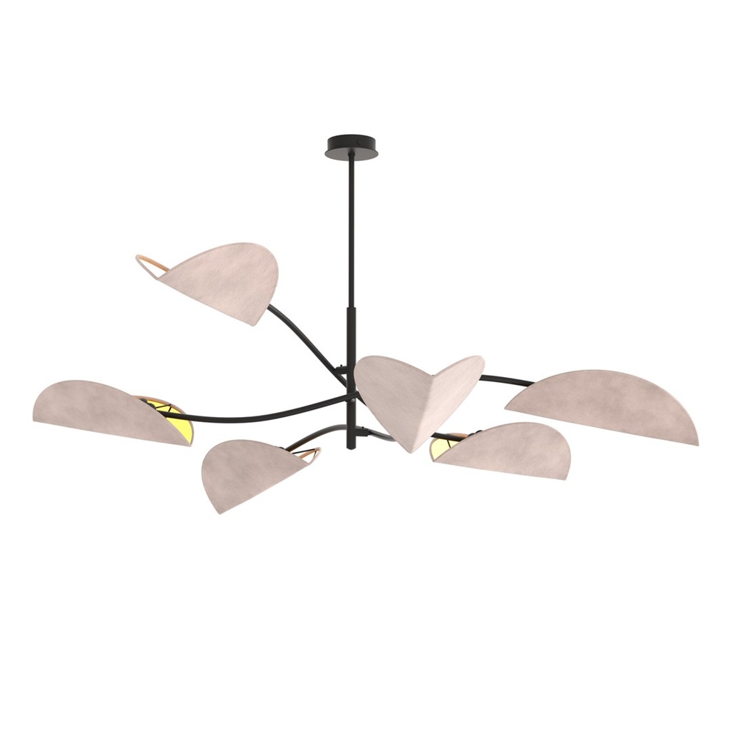 LOTUS 6 BL NATURAL Ceiling Lamp