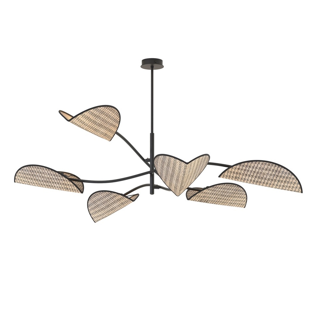 LOTUS 6 BL NATURALE Lampada da Soffitto