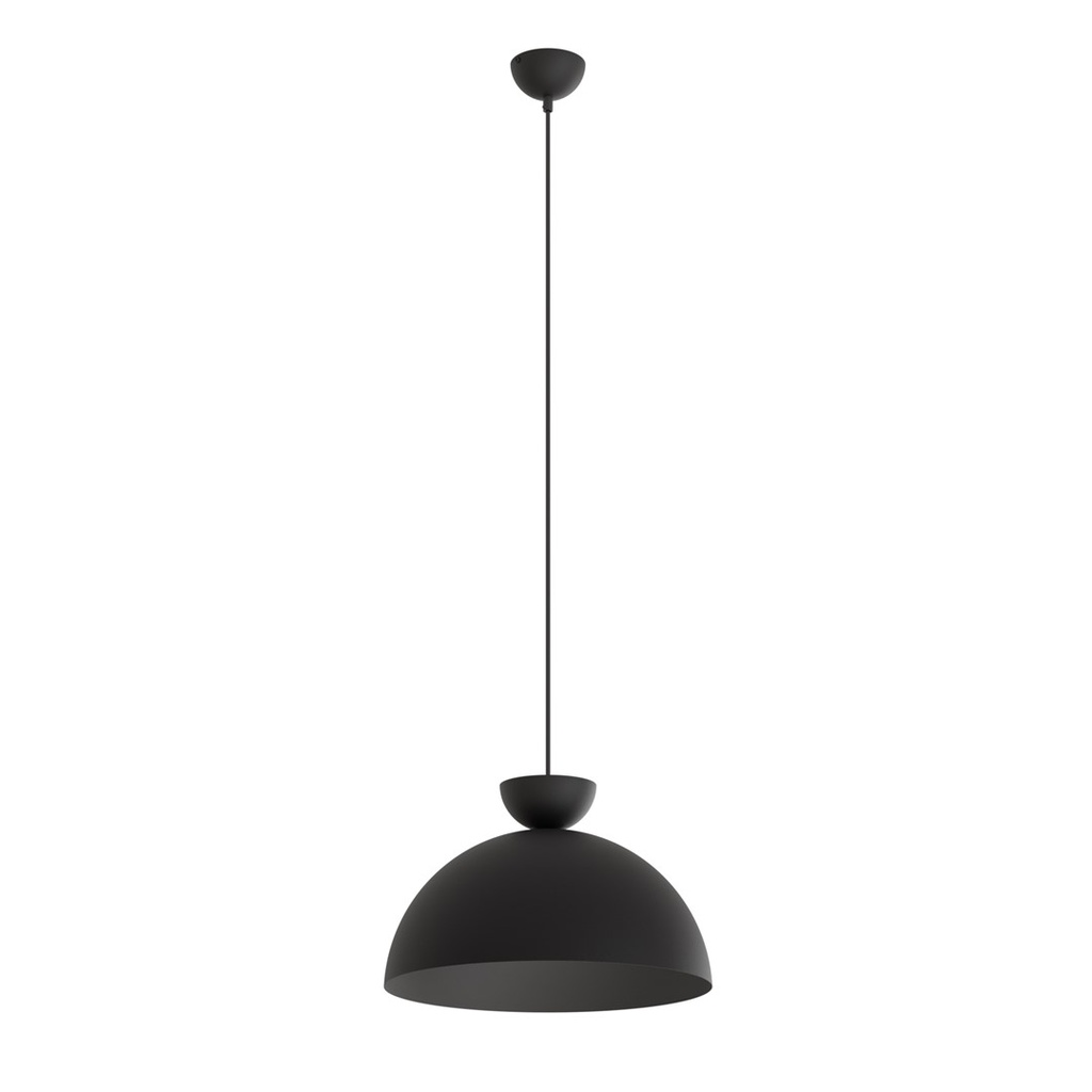 LUNARO 1L BLACK BLACK/WHITE Pendant lamp