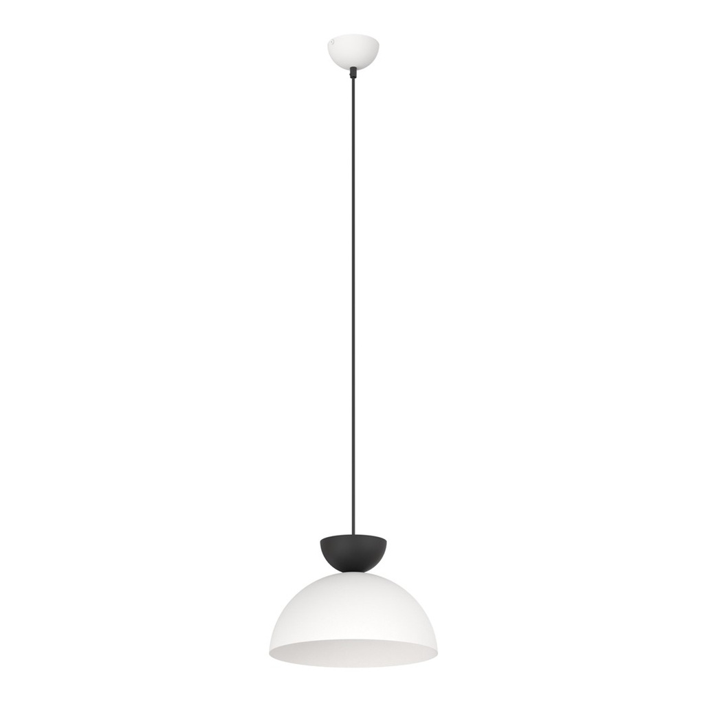 [1475/1S] LUNARO 1S NERO BIANCO/NERO Lampada a sospensione 