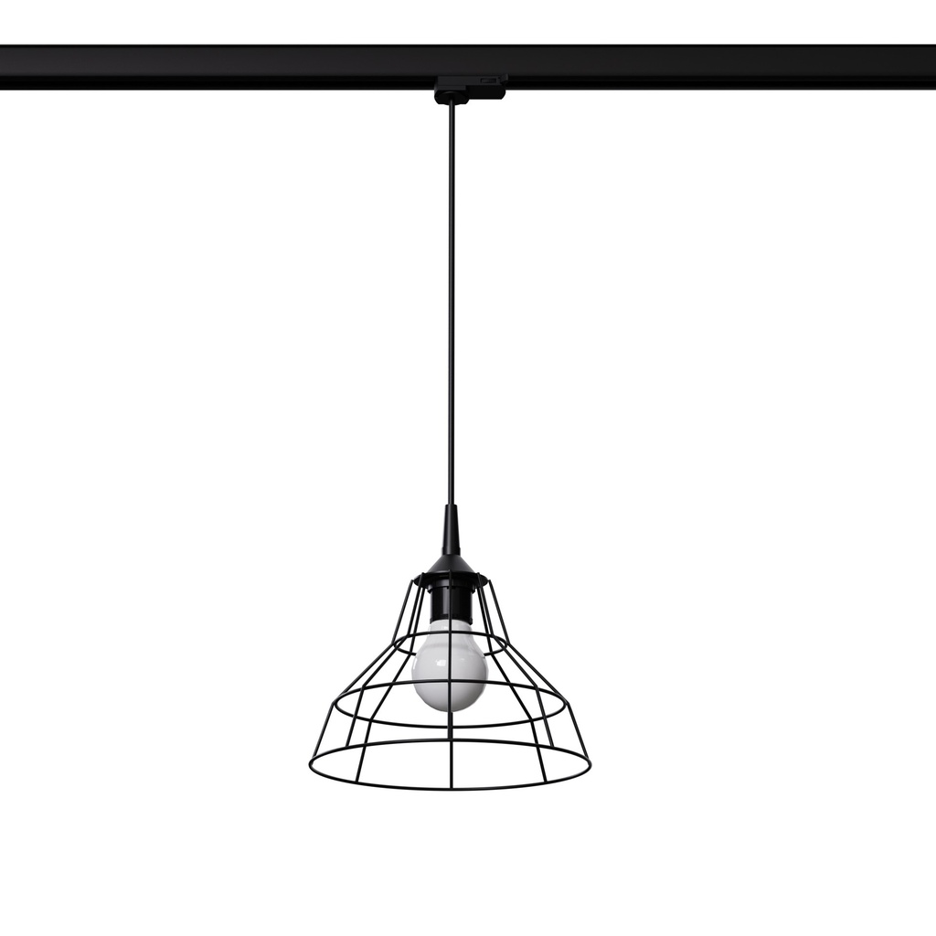 Lampada a sospensione ANATA nera E27 3000K 7,5W 620lm
