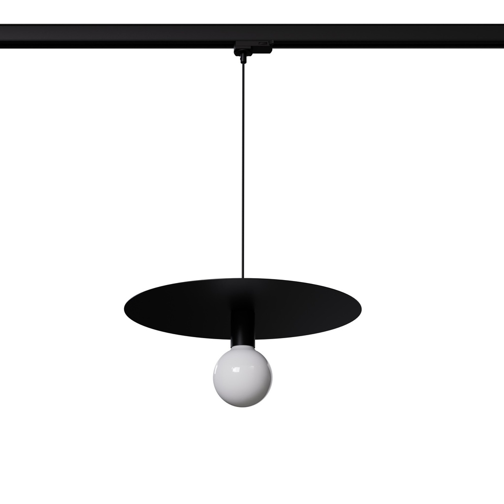 Lampada a sospensione FLAVIO nera E27 4000K 7,5W 690lm