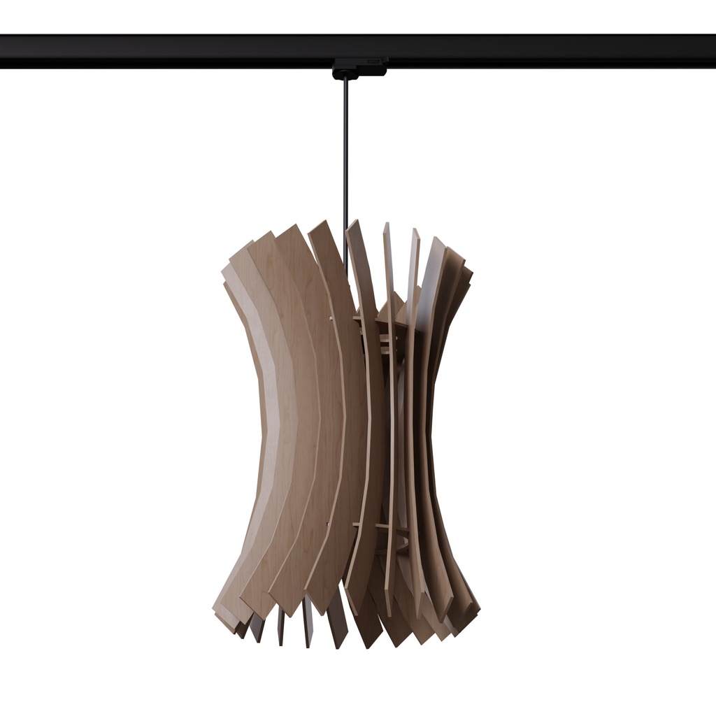 Lampada a sospensione ORIANA legno E27 3000K 7,5W 620lm #B