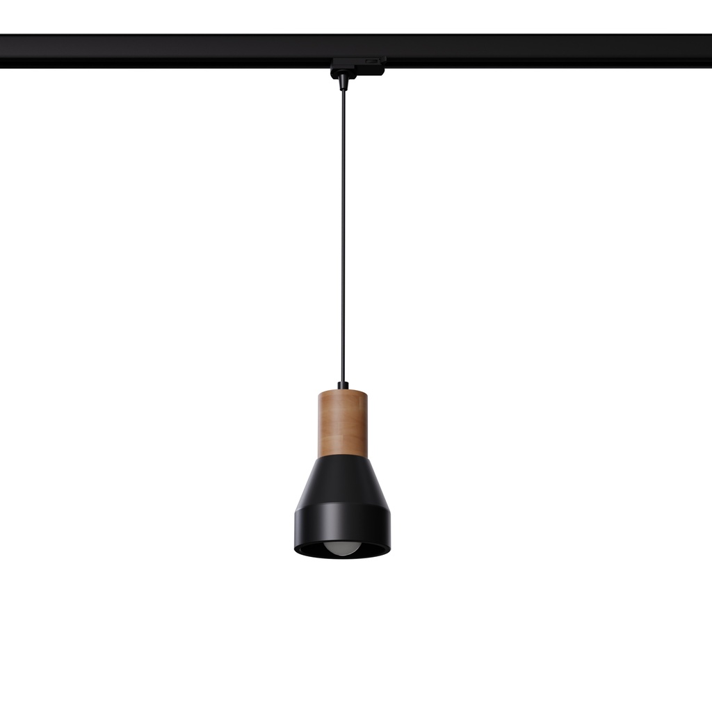 Lampada a sospensione QUBIC nero E27