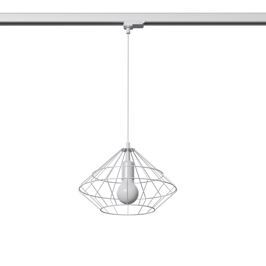 Lampada a sospensione UMBERTO bianco E27