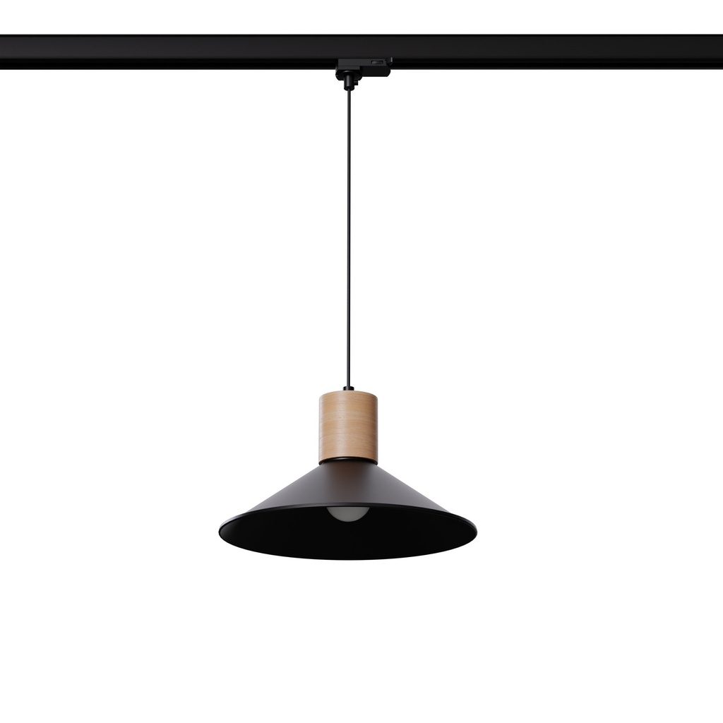 Lampada a sospensione JAGA nero E27 4000K 7,5W 690lm