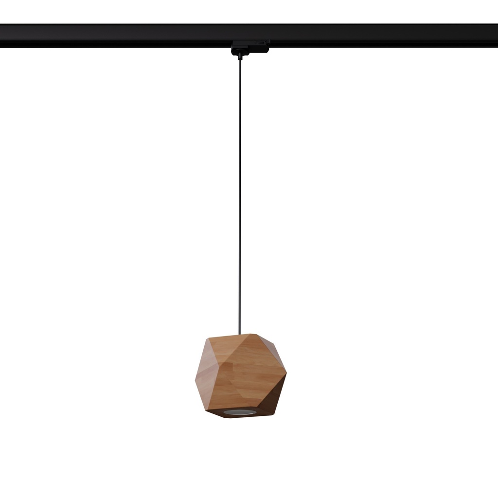 Lampada a sospensione WOODY in legno naturale GU10 4000K 7W 530lm #B