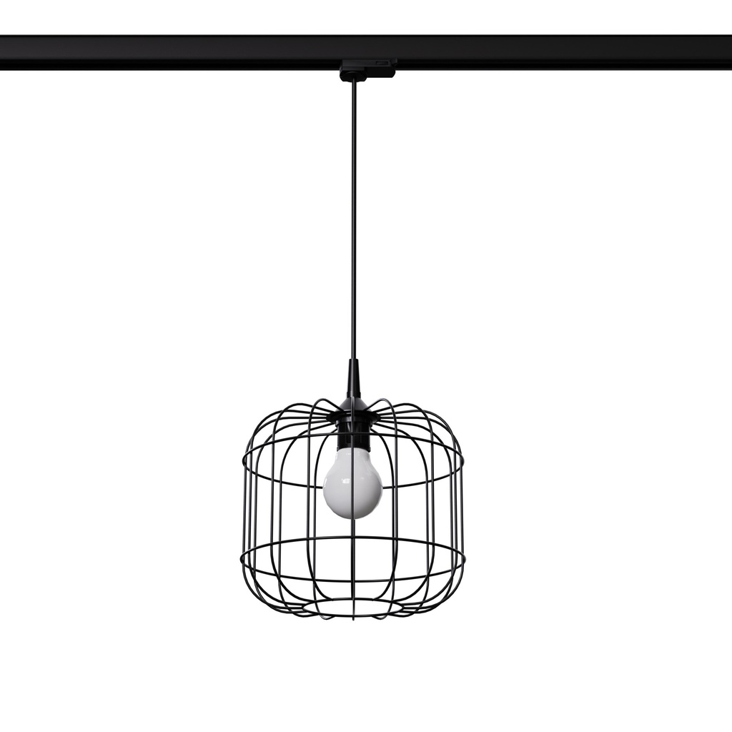 Lampada a sospensione CELTA nera E27 3000K 7,5W 620lm
