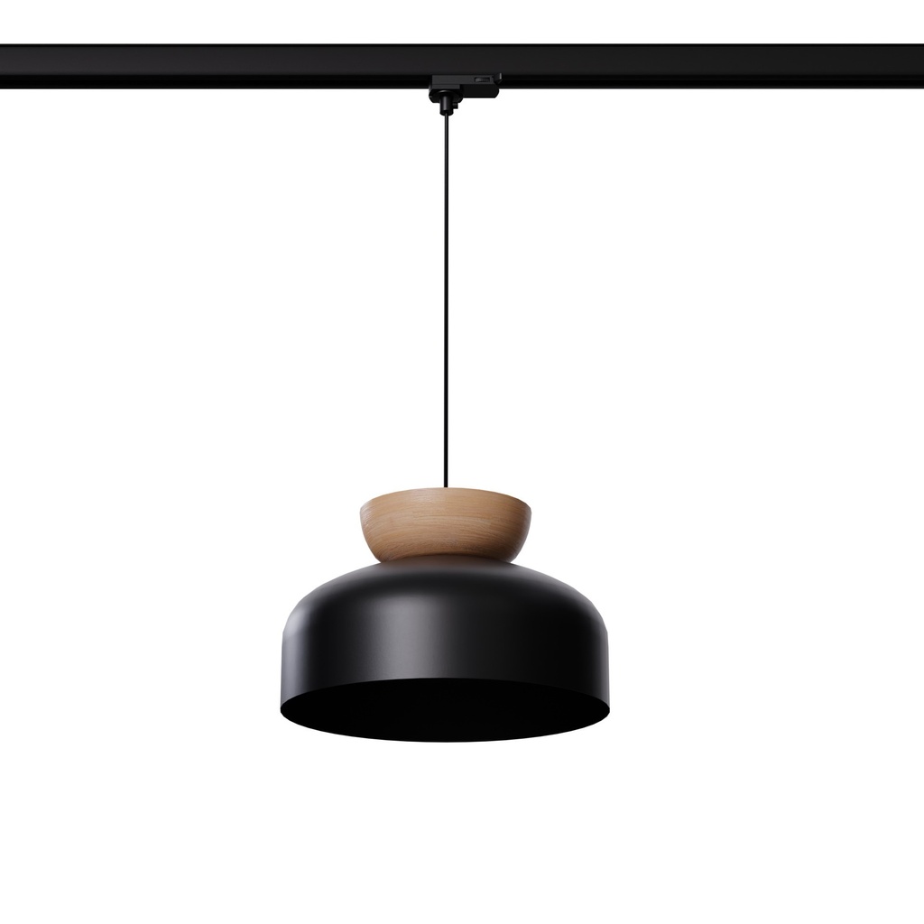 Lampada a sospensione MARION nero E27 4000K 7,5W 690lm