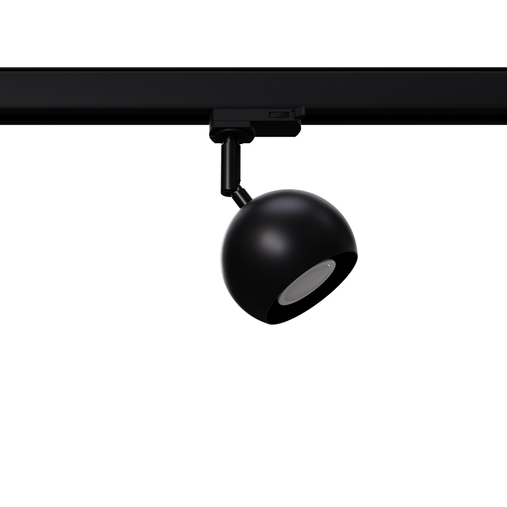 Lampada da parete OCULARE nera GU10 3000K 7W 510lm