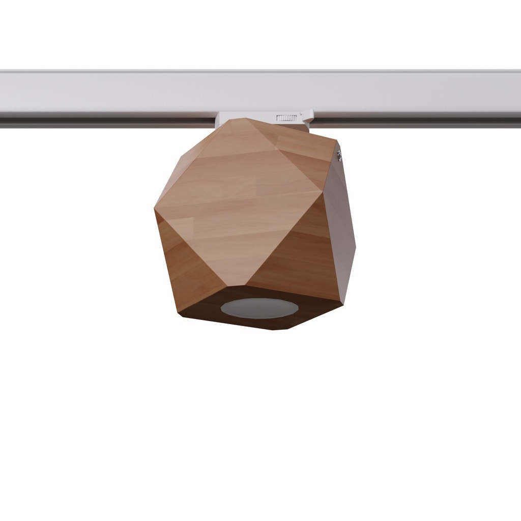 Lampada da soffitto WOODY legno naturale GU10 4000K 7W 530lm #W