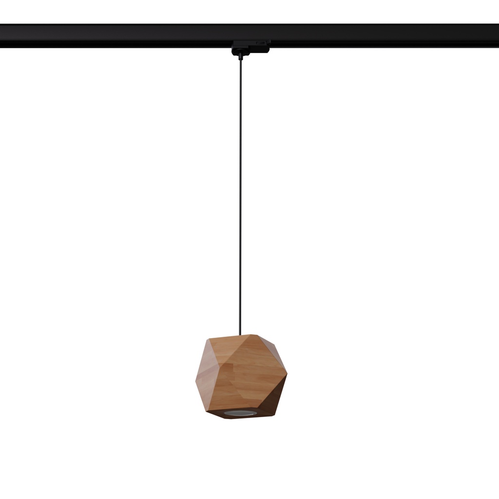 Lampada a sospensione WOODY in legno naturale GU10 #B