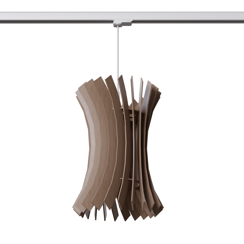 Lampada a sospensione ORIANA legno E27 3000K 7,5W 620lm #W
