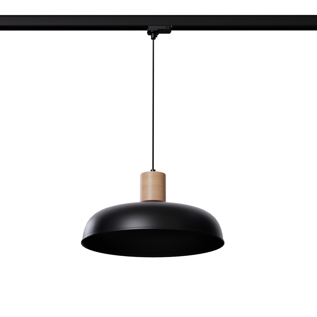 Lampada a sospensione INDY nero E27