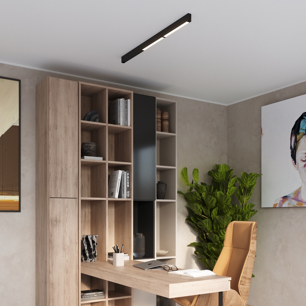 48V magnetic track lighting ceiling-mounted YUMO — 2 light points
