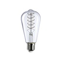 LED Filament Light bulb White Edison ST64 5.9W 500Lm E27 2700K Dimmable - W02