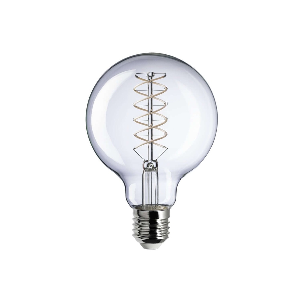 [BB-W03] LED Filament Light bulb White Globe G95 5.9W 500Lm E27 2700K Dimmable - W03
