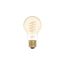 LED Light bulb Gold Carbon Line spiral filament Drop A60 4W 250Lm E27 1800K Dimmable - C03