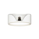 LED-Lampe Transparent Ghost Line Recessed Donut 195x83 6W 500Lm E27 2200K dimmbar – G02