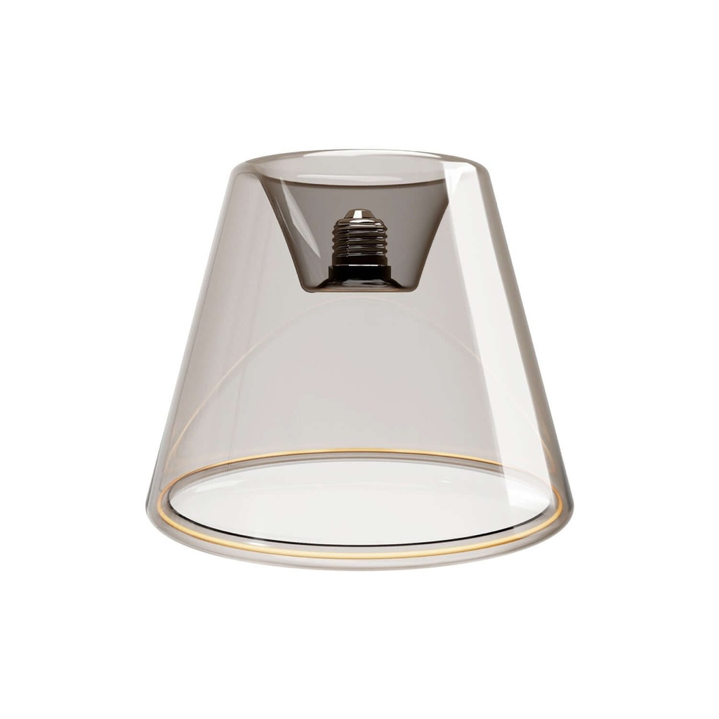Smoky Ghost Line Recessed Cone 6W 400Lm E27 1900K Dimmable LED light bulb - G11