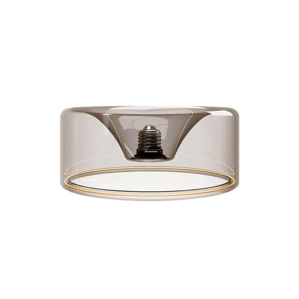 Lampadina LED Smoky Ghost Line Recessed Donut 195x83 6W 380Lm E27 1900K Dimmerabile - G12