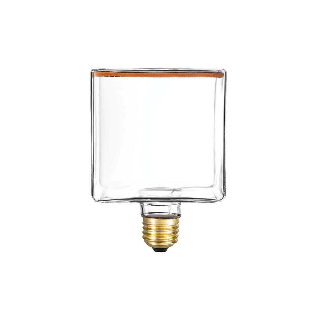 [BB-G04] Ampoule LED Transparente Ghost Line CRI 90 Cubetto 4,5W 300Lm E27 2200K Dimmable - G04