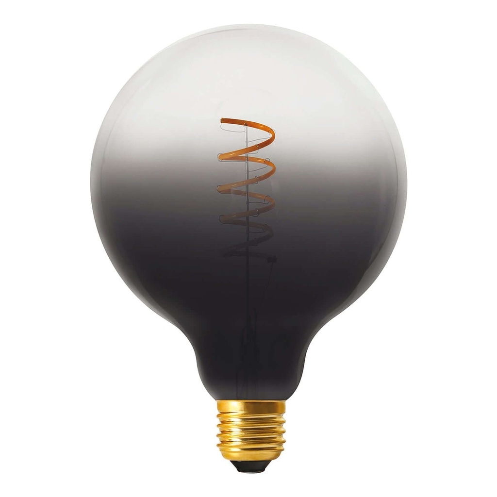 [DL700267] LED-Lampe Dark Shadow Globo G125 Pastell-Linie 105Lm Spiral-Filament 4,5W E27 1800K dimmbar