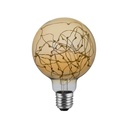 Milleluci Golden LED Globe Light Bulb G95 2W 40Lm E27 2000K