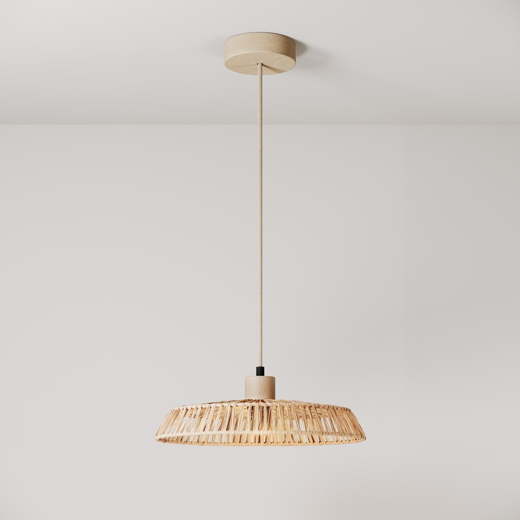 [PDL3110RN06PAN02NAT] Moorea hanging lamp (Without bulb)