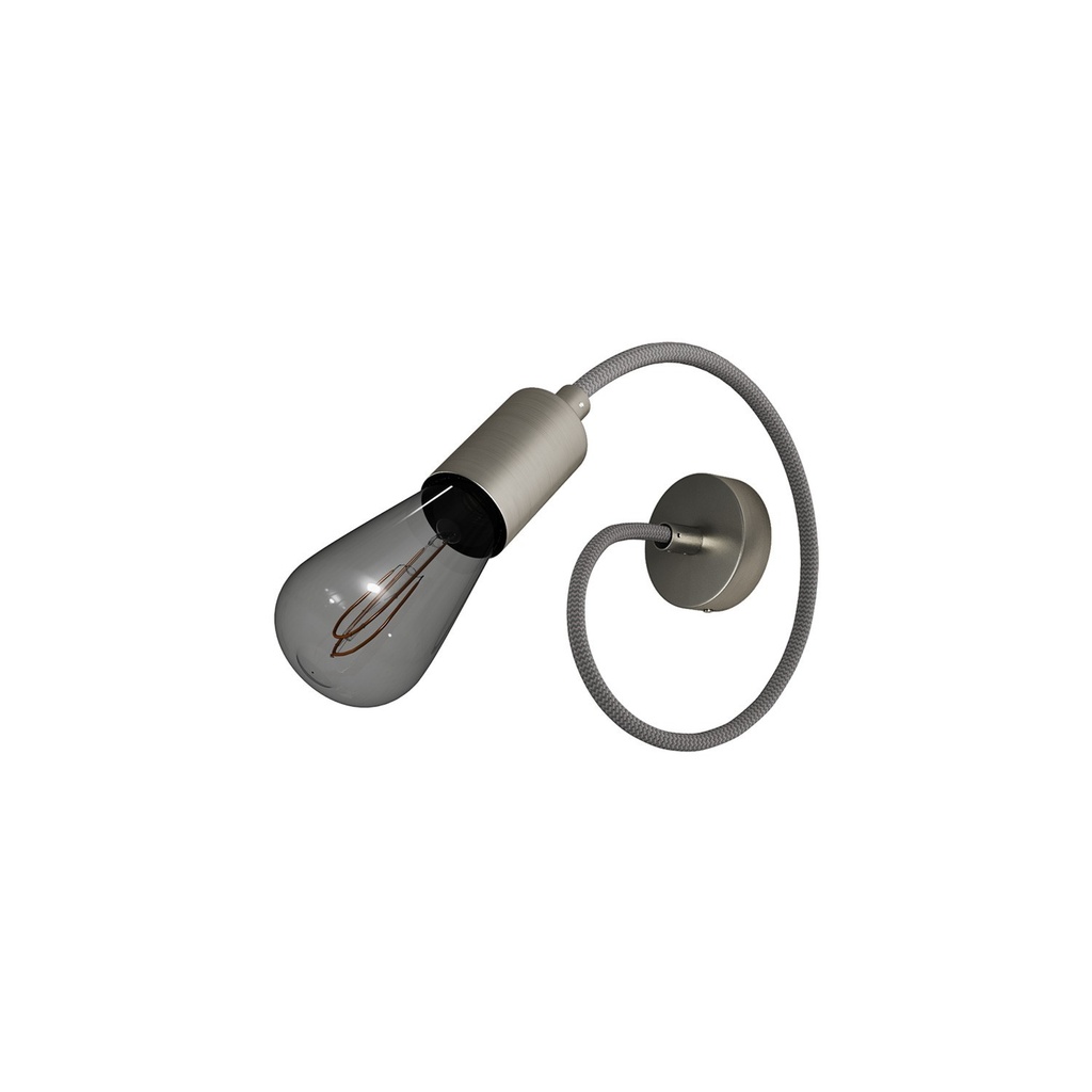 [APMFLTIS60TISRM75] Lampe Creative Flex 60 cm murale ou plafonnier (Sans ampoule, Titane satiné)
