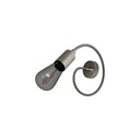 Lampe Creative Flex 60 cm murale ou plafonnier – Sans ampoule, Titane brossé