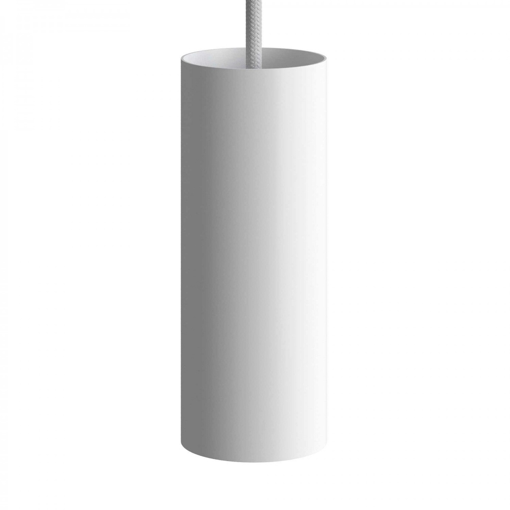 [PDMVBOSPOTRM01] Suspension avec abat-jour Tub-E14 (Standard, Sans ampoule, Blanc)