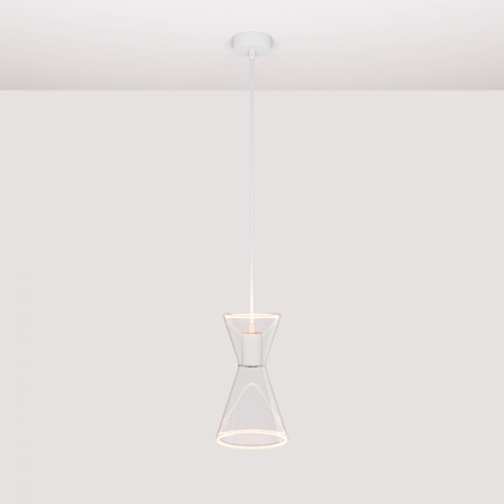 Suspension Ghost Doppio Cono – Blanc