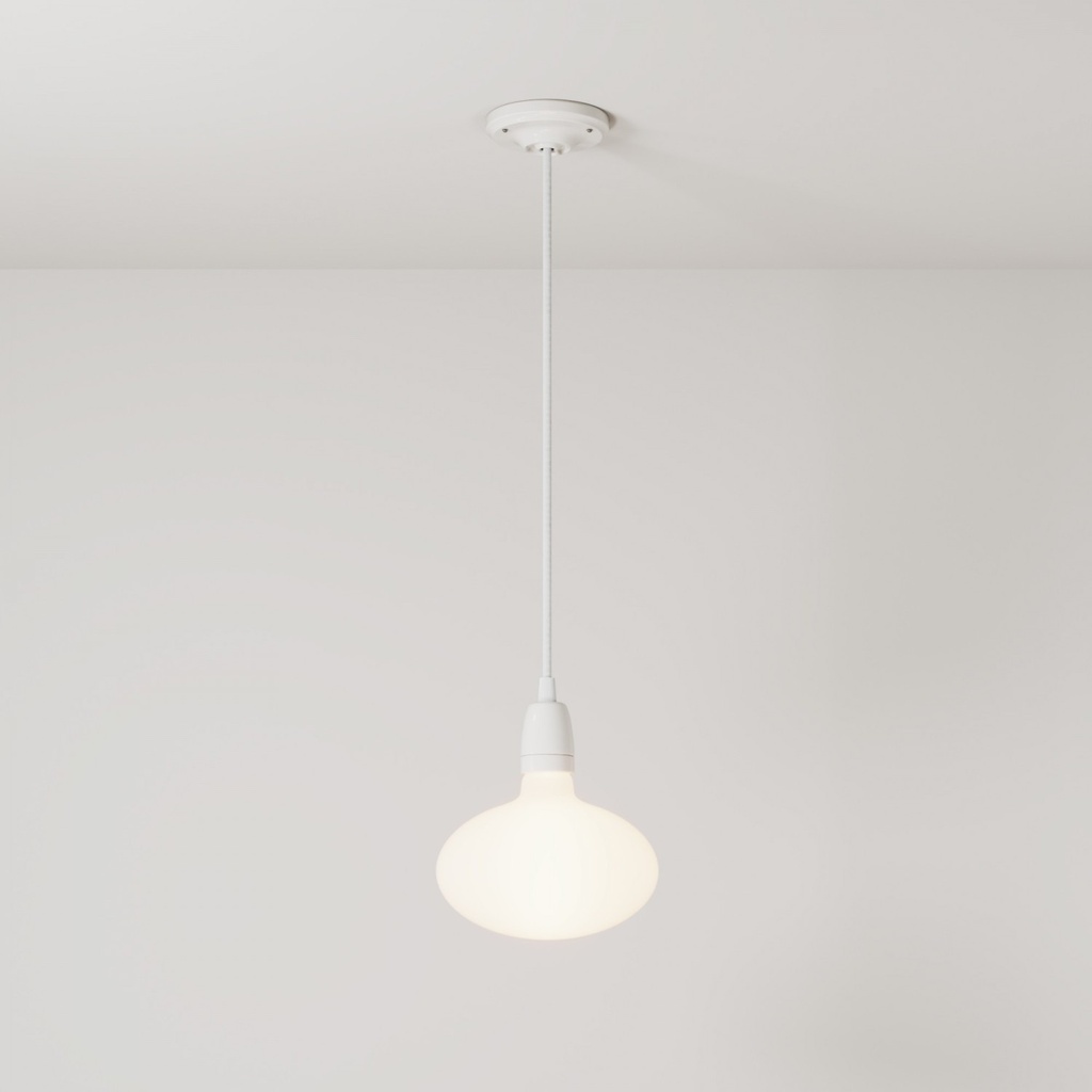 [PDPBIRM01-L1] Suspension avec finition en porcelaine (Blanc)