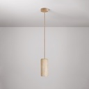 Tub-E27 Pendant Lamp with wooden lampshade – Without bulb